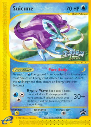 Suicune Pokémon Wizards Black Star Promos #53