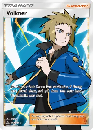 Volkner Pokémon Ultra Prism #156 Holo