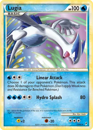 Lugia Pokémon Call of Legends #15 Holo