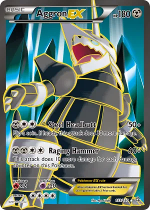 Aggron-EX Pokémon Primal Clash #153 Holo