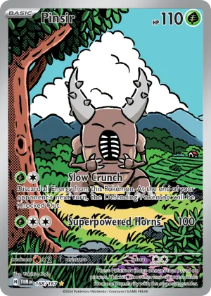 Pinsir Pokémon Twilight Masquerade #168 Holo
