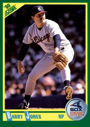 Barry Jones 1990 Score Baseball #152