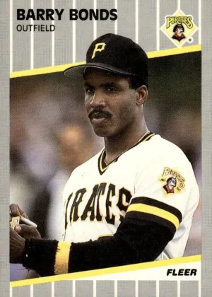 Barry Bonds 1989 Fleer Glossy Baseball #202