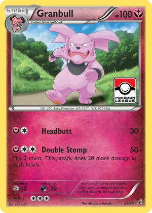 Granbull Pokémon Kalos Starter Set #23