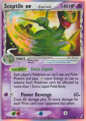 Sceptile ex δ Pokémon Crystal Guardians #96 Holo