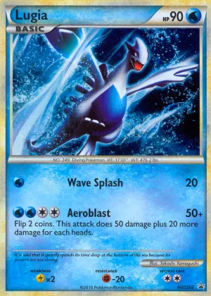 Lugia Pokémon HGSS Black Star Promos #HGSS02 Holo