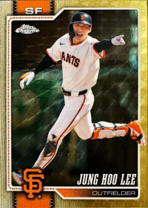 Jung Hoo Lee 2026 Topps Chrome Baseball SuperFractor #188
