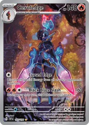 Ceruledge Pokémon Surging Sparks #197 Holo