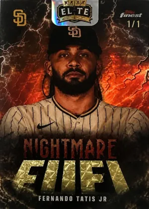 Fernando Tatis Jr. 2026 Topps Finest Nightmare Fuel Baseball SuperFractor #NF-4