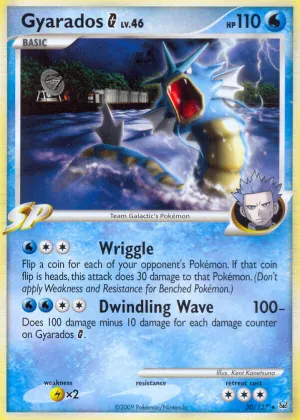 Gyarados G Pokémon Platinum #30 Reverse Holo