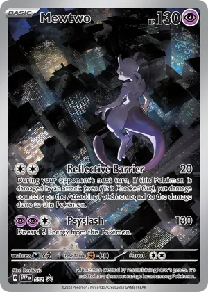 Mewtwo Pokémon Scarlet & Violet Black Star Promos #52 Holo