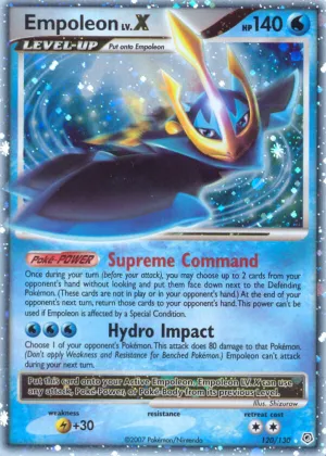 Empoleon LV.X Pokémon Diamond & Pearl #120 Holo