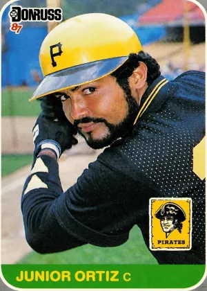 Junior Ortiz 1987 Donruss Baseball #449