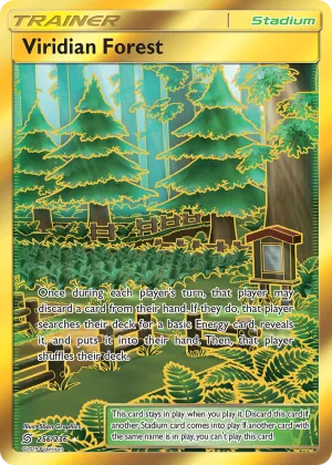 Viridian Forest Pokémon Unified Minds #256 Holo