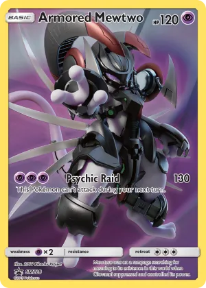 Armored Mewtwo Pokémon SM Black Star Promos #SM228 Holo