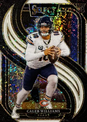 Caleb Williams 2024 Panini Select Premier Level Football White Sparkle #114
