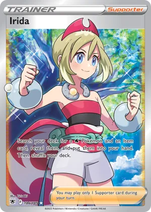 Irida Pokémon Astral Radiance #186 Holo