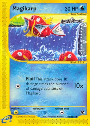Magikarp Pokémon Expedition Base Set #118 Reverse Holo