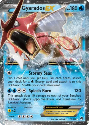 Gyarados-EX Pokémon BREAKpoint #26 Holo