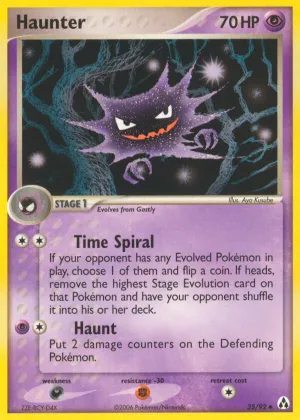 Haunter Pokémon Legend Maker #35 Reverse Holo