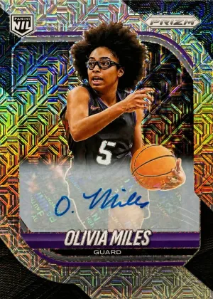 Olivia Miles 2025 Panini Prizm Autographs Basketball Mojo #123