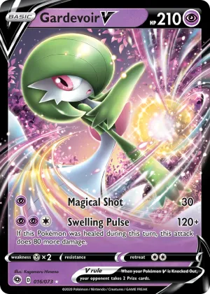Gardevoir V Pokémon Champion's Path #16 Holo