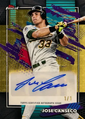 Jose Canseco 2026 Topps Finest Finest Mega Autographs Baseball SuperFractor #FMA-JCAN