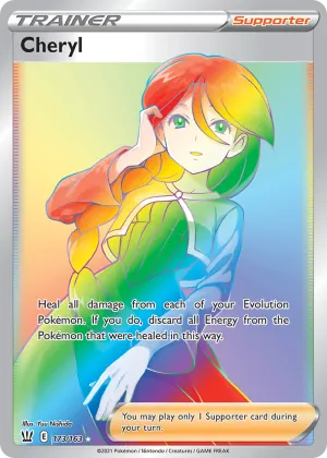 Cheryl Pokémon Battle Styles #173 Holo