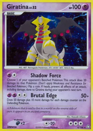 Giratina Pokémon Legends Awakened #4 Holo