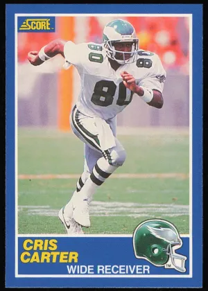 Cris Carter 1989 Score Football #72
