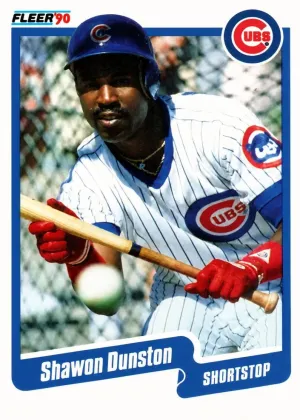 Shawon Dunston 1990 Fleer Baseball #30