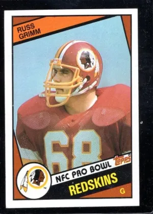 Russ Grimm 1984 Topps Football #381