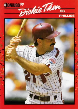 Dickie Thon 1990 Donruss Baseball #549