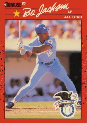 Bo Jackson 1990 Donruss All Star Baseball #650