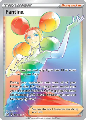 Fantina Pokémon Lost Origin #206 Holo