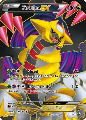 Giratina-EX Pokémon Dragons Exalted #124 Holo