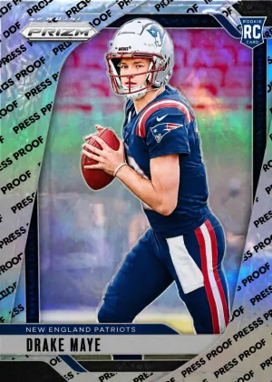 Drake Maye 2024 Panini Prizm Football Press Proof #329
