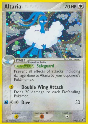 Altaria Pokémon Deoxys #1 Holo