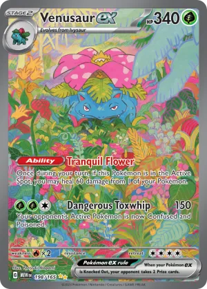 Venusaur ex Pokémon 151 #198 Holo