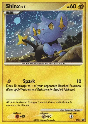 Shinx Pokémon DP Black Star Promos #DP15 Holo