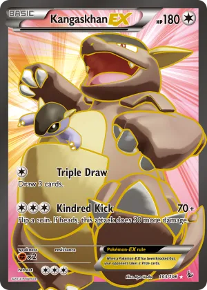 Kangaskhan-EX Pokémon Flashfire #103 Holo