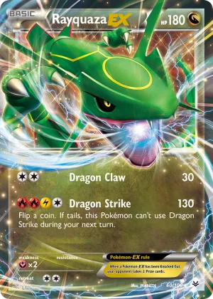 Rayquaza-EX Pokémon Roaring Skies #60 Holo