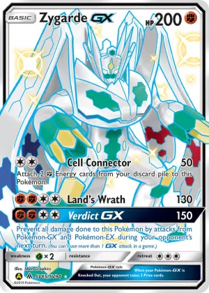 Zygarde-GX Pokémon Hidden Fates Shiny Vault #SV65 Holo