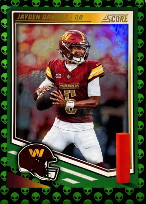 Jayden Daniels 2025 Panini Score Football Extraterrestrial #195