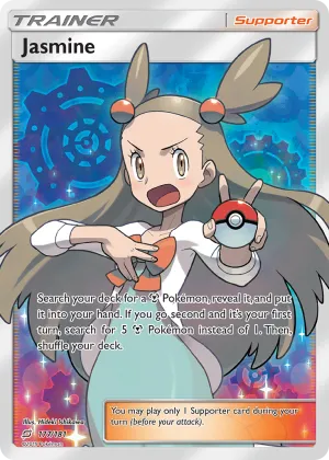 Jasmine Pokémon Team Up #177 Holo