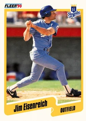 Jim Eisenreich 1990 Fleer Baseball #106
