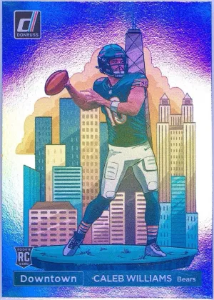 Caleb Williams 2024 Panini Donruss Downtown! Football #21