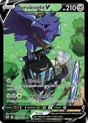 Corviknight V Pokémon Silver Tempest Trainer Gallery #TG18 Holo