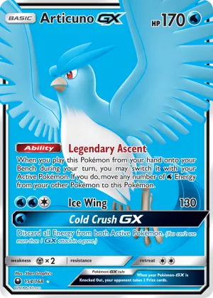 Articuno-GX Pokémon Celestial Storm #154 Holo