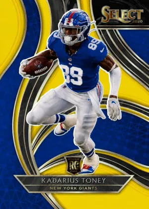Kadarius Toney 2020 Panini Select XRC Football Gold #414